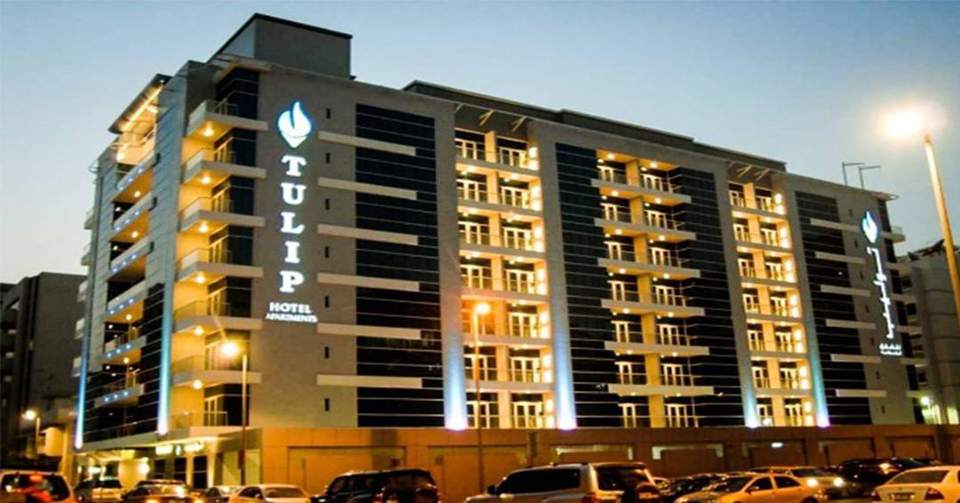 Tulip Hotel Apartments Dubai Exterior foto